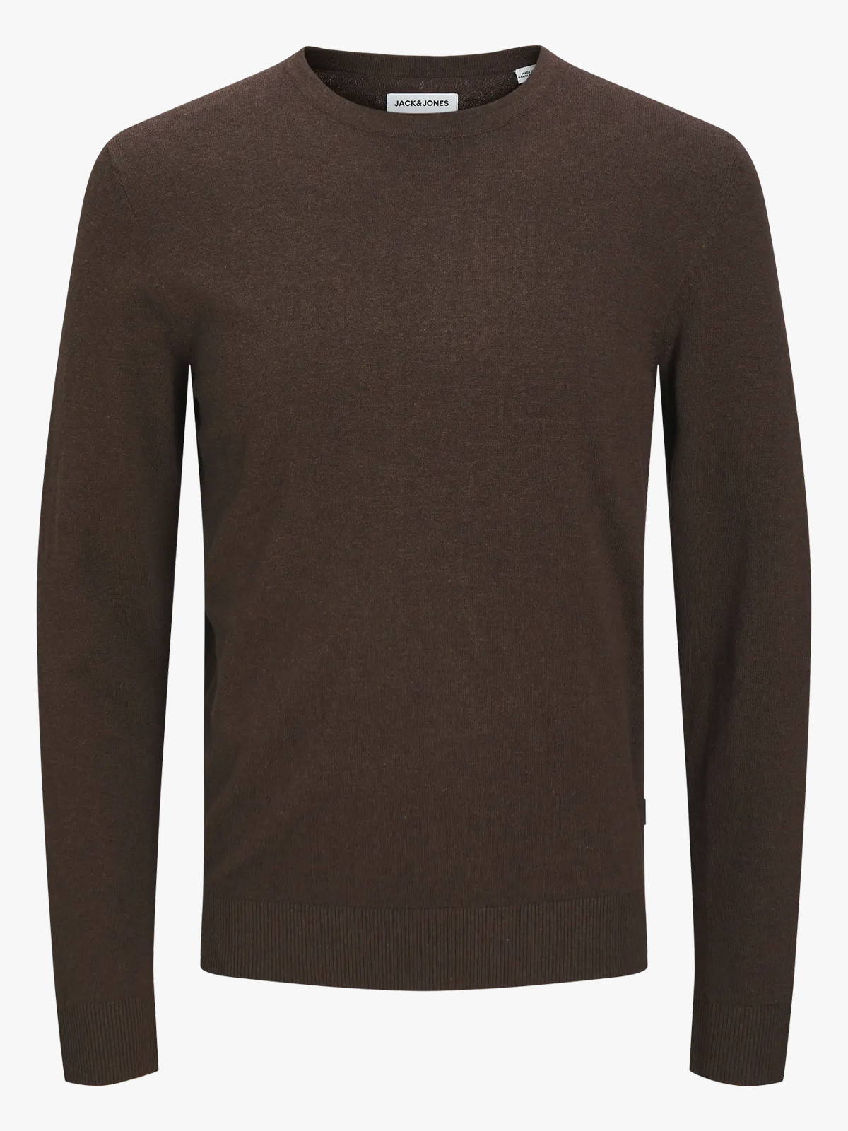 Jack and Jones Emil Knit Crew Neck Mulch Twist