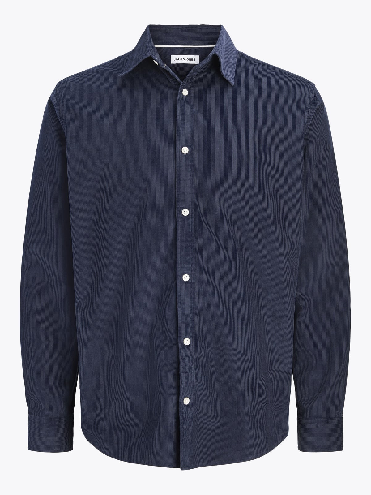 Jack and Jones Field Cord Shirt Long Sleeve Navy Blazer