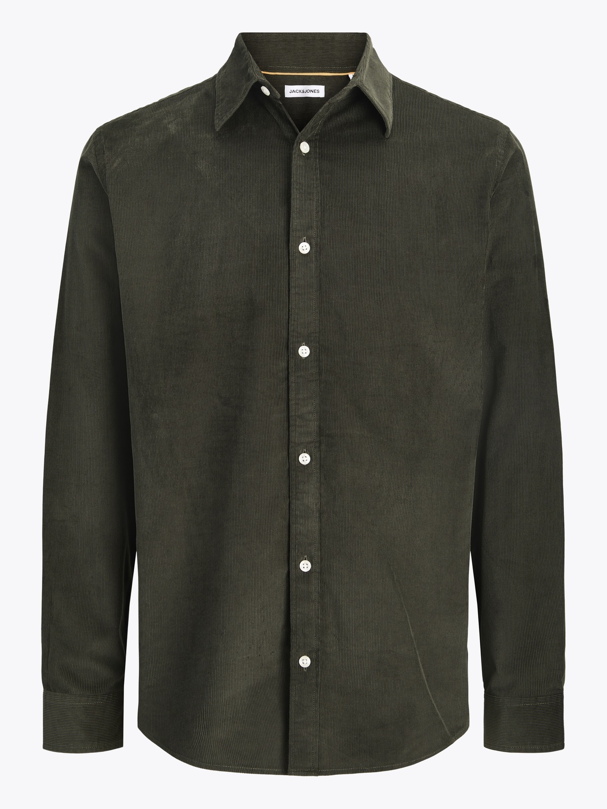 Jack and Jones Field Cord Shirt Long Sleeve Rosin