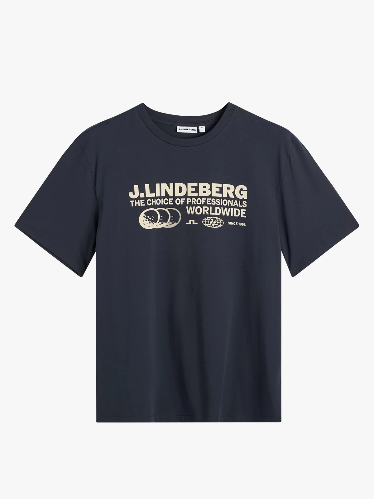 J.LINDEBERG Alpha Graphic Crew Neck Jl Navy