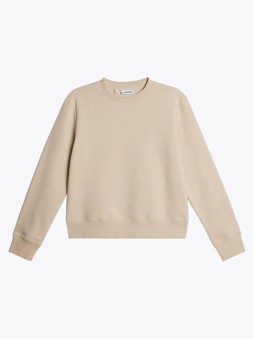 J.LINDEBERG Nova Crew Neck Moonbeam