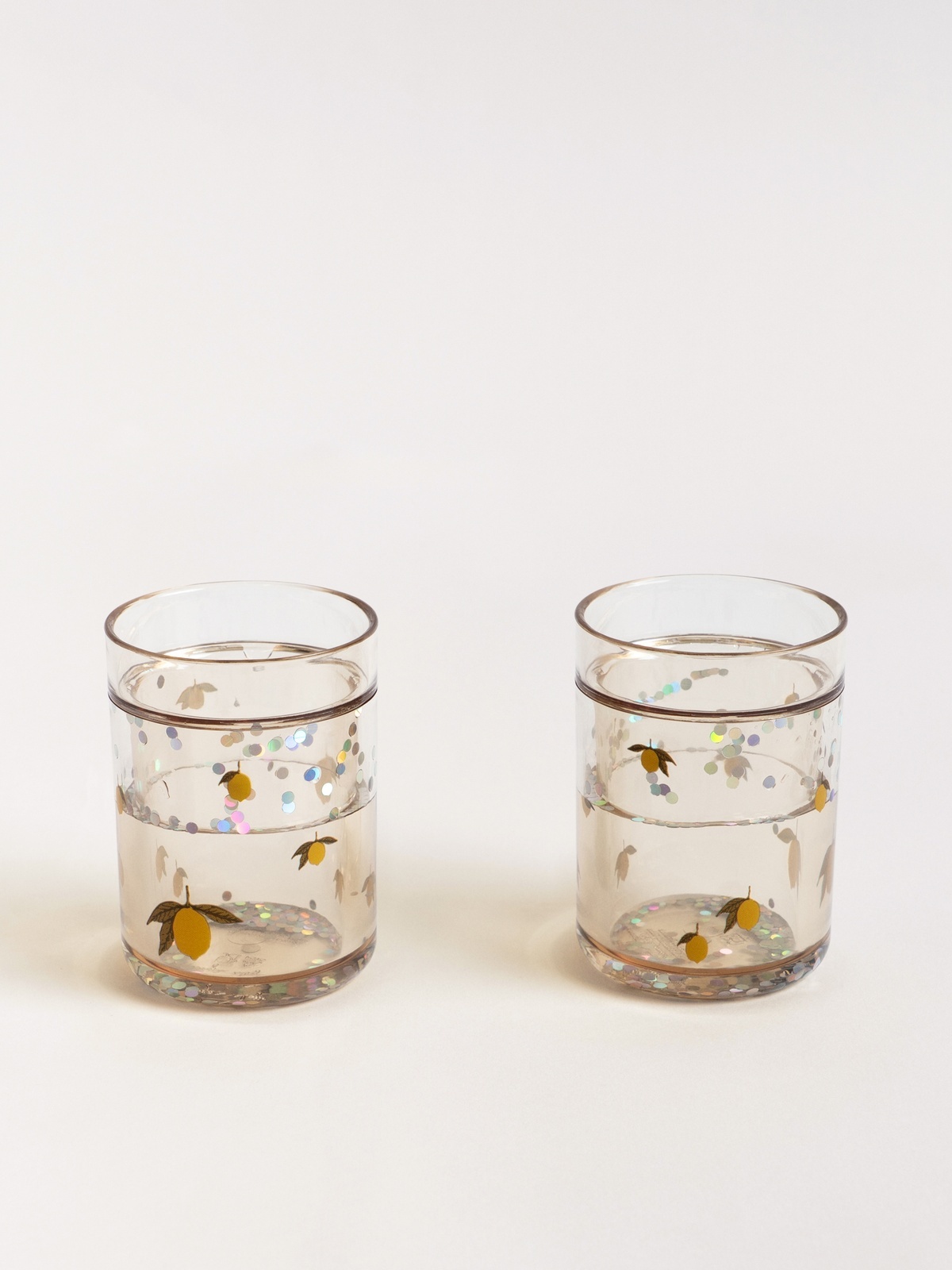Konges Sløjd 2 pack Glitter Cups Lemon