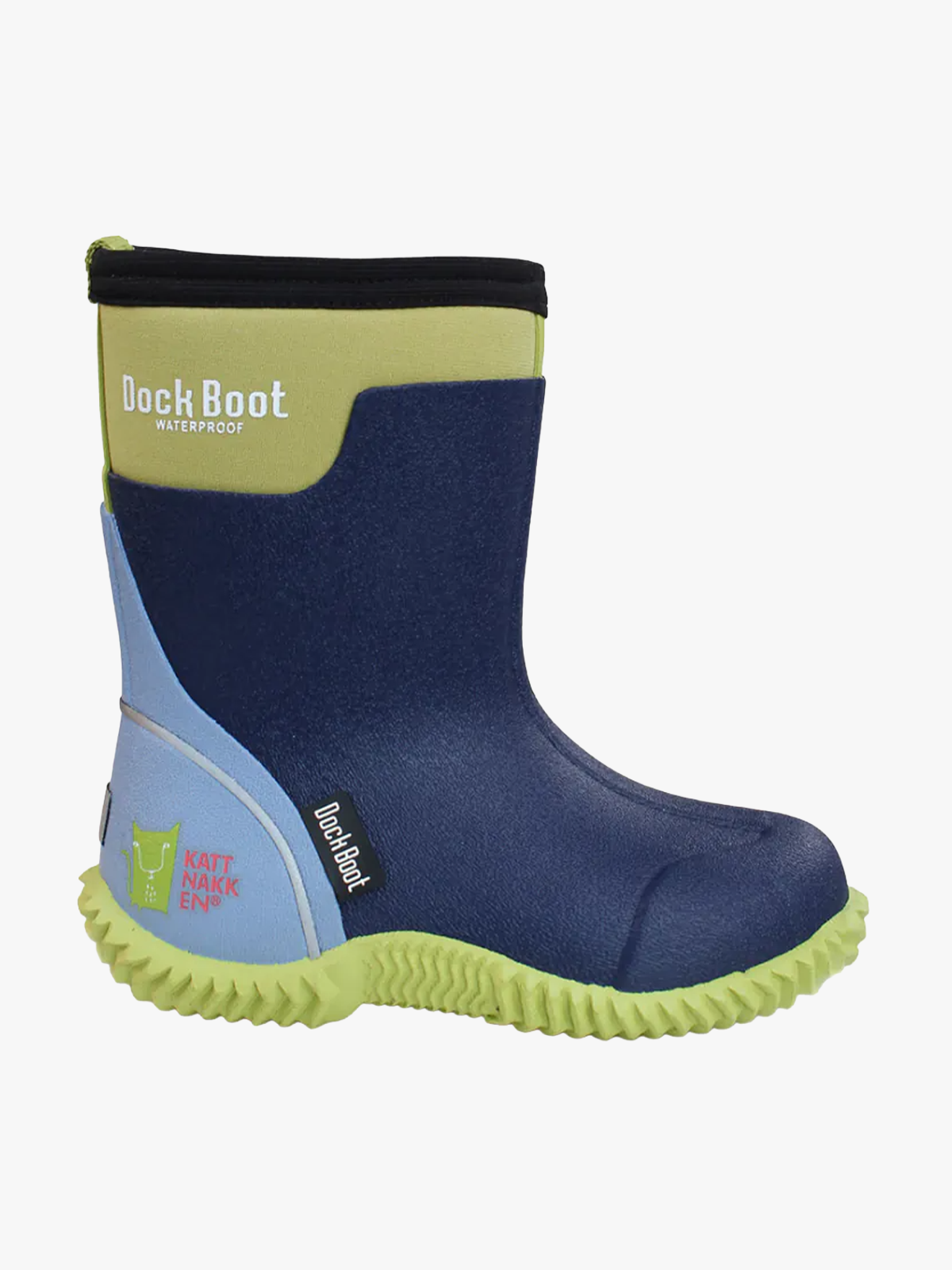 Kattnakken Dockboot støvler Blå / Multi