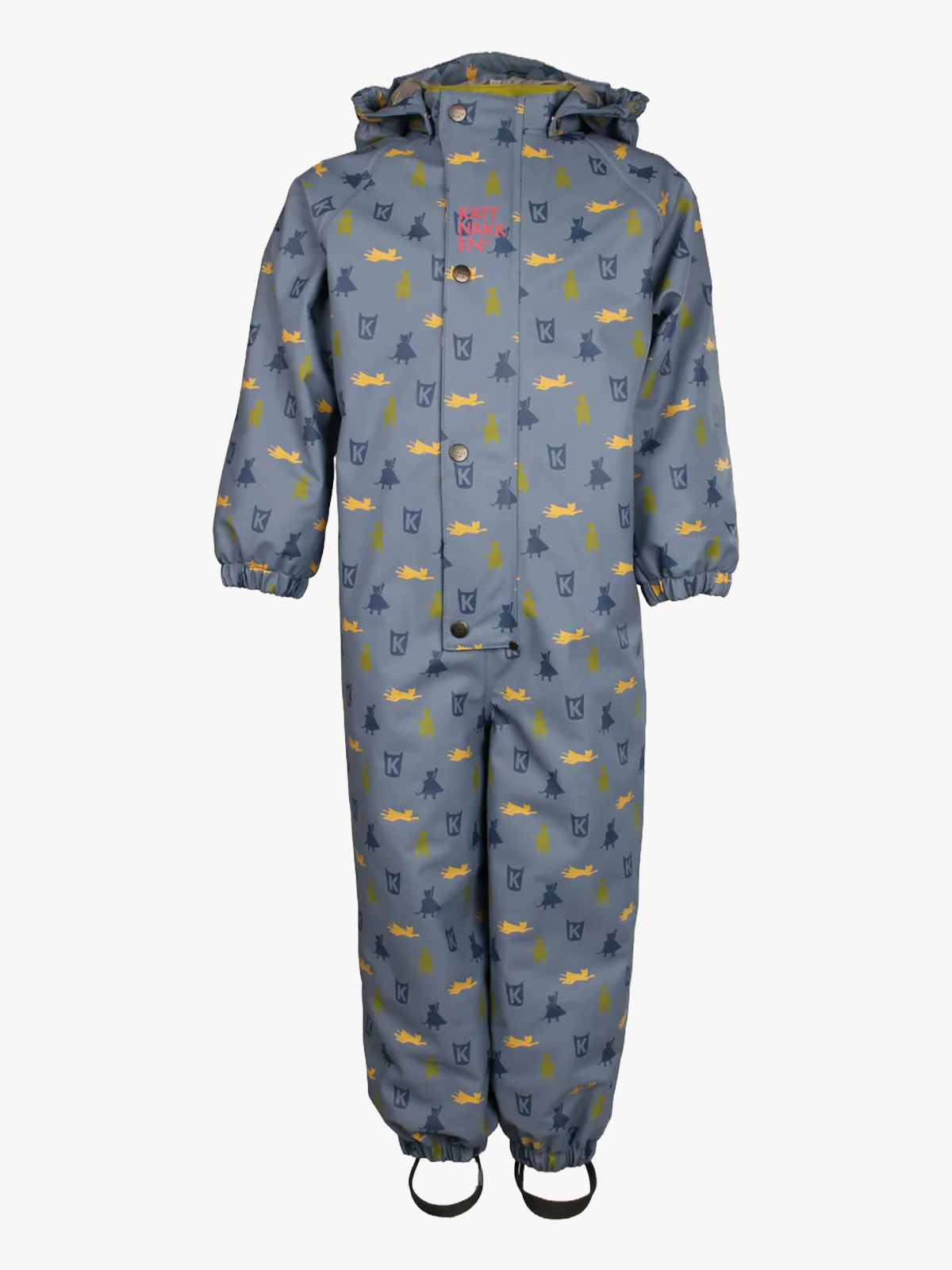 Kattnakken Heilårsregndress Hagl Mjuk Blå