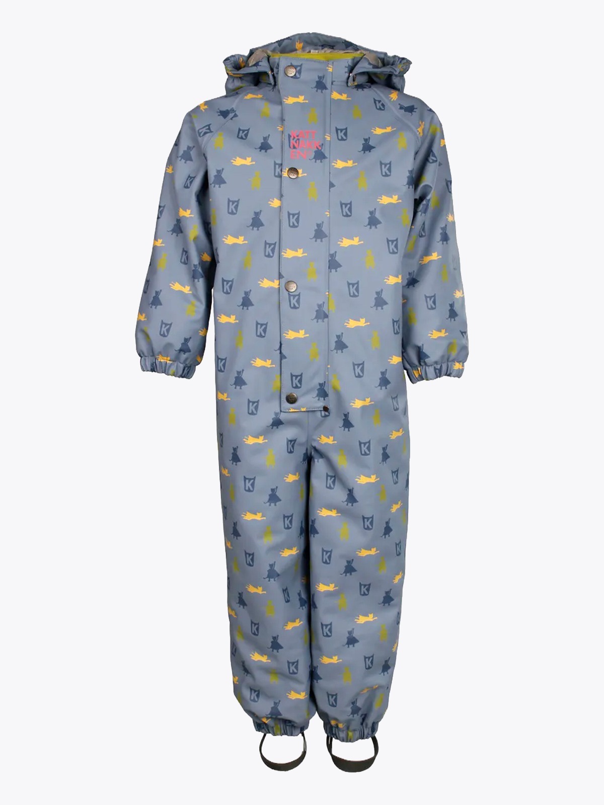 Kattnakken Heilårsregndress Hagl Mjuk Blå