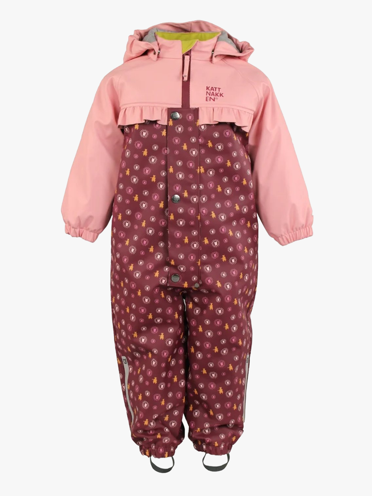 Kattnakken Babyregndress Pytt Rosa Krystall