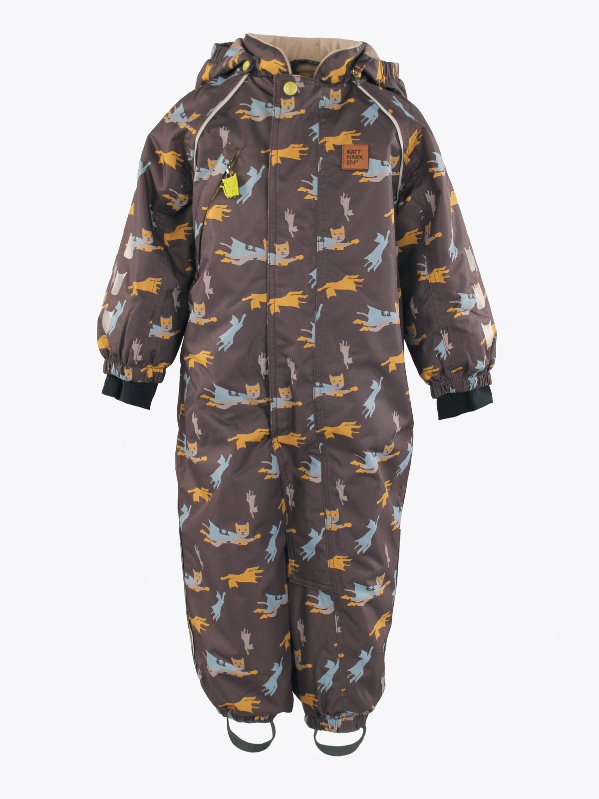 Kattnakken Vinterparkdress Baby Snø Jord