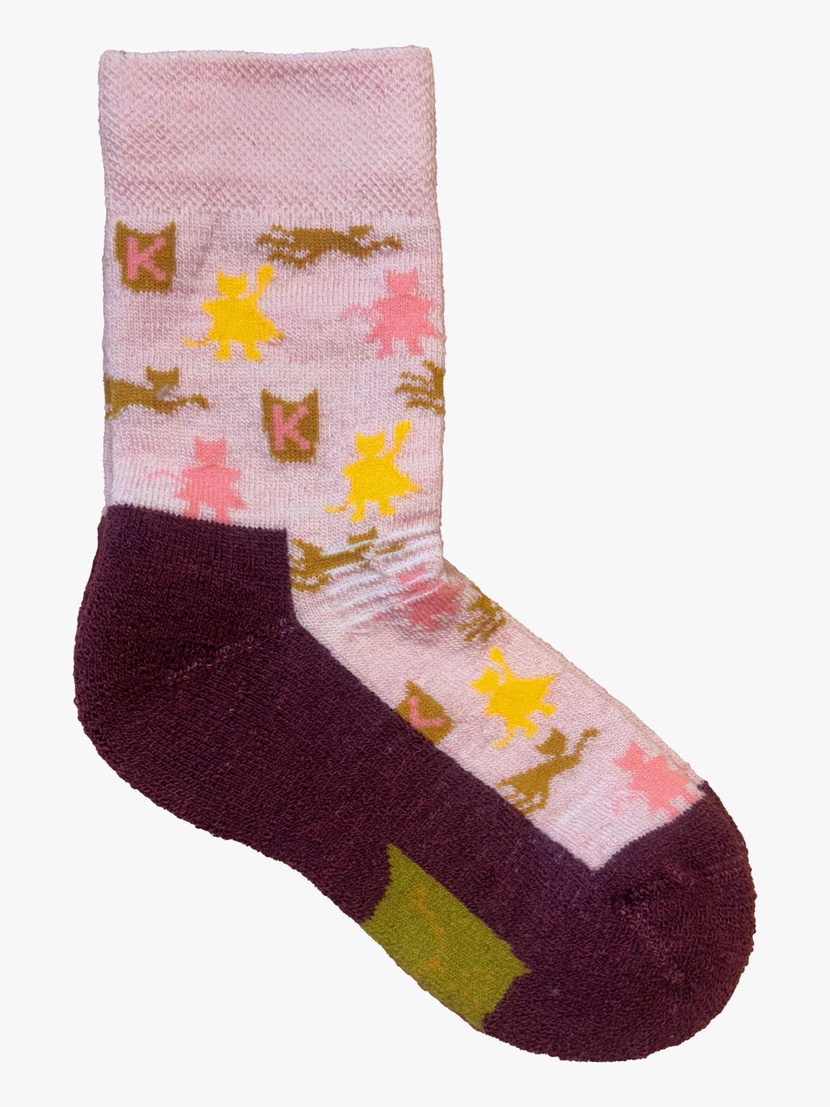 Kattnakken Ullsokk Frotésåle Rosa