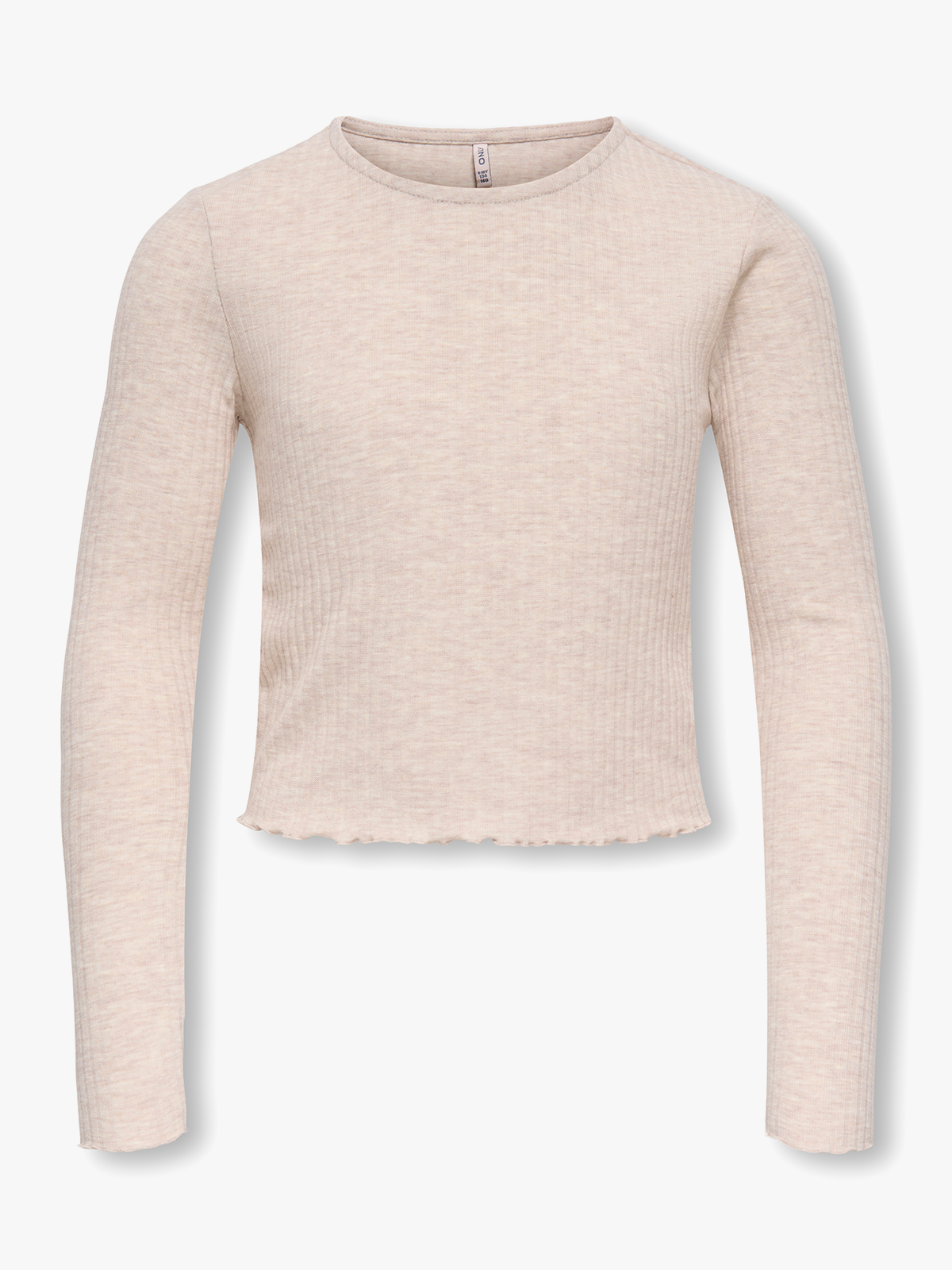 Kids Only Nella Long Sleeve O-Neck Top Pumice Stone