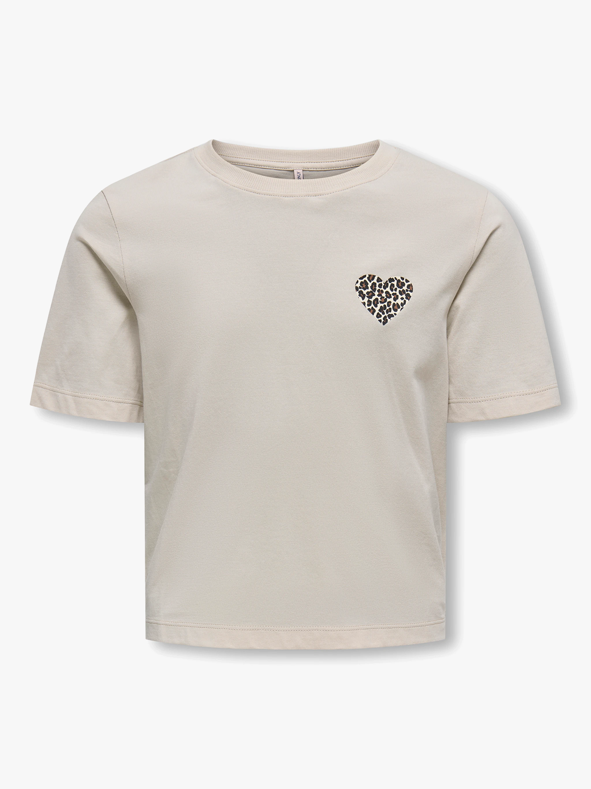 Kids Only Rex Leo Heart Short Sleeve Top Junior Pumice Stone