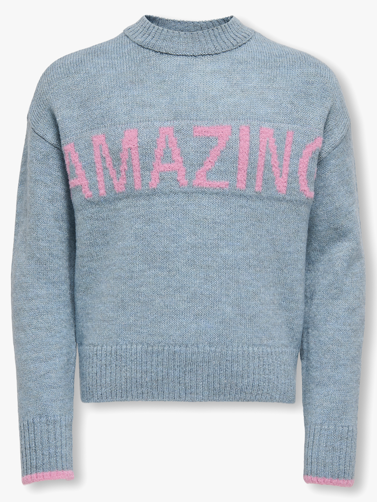 Kids Only Amour Long Sleeve Oneck Pullover Knit Arona