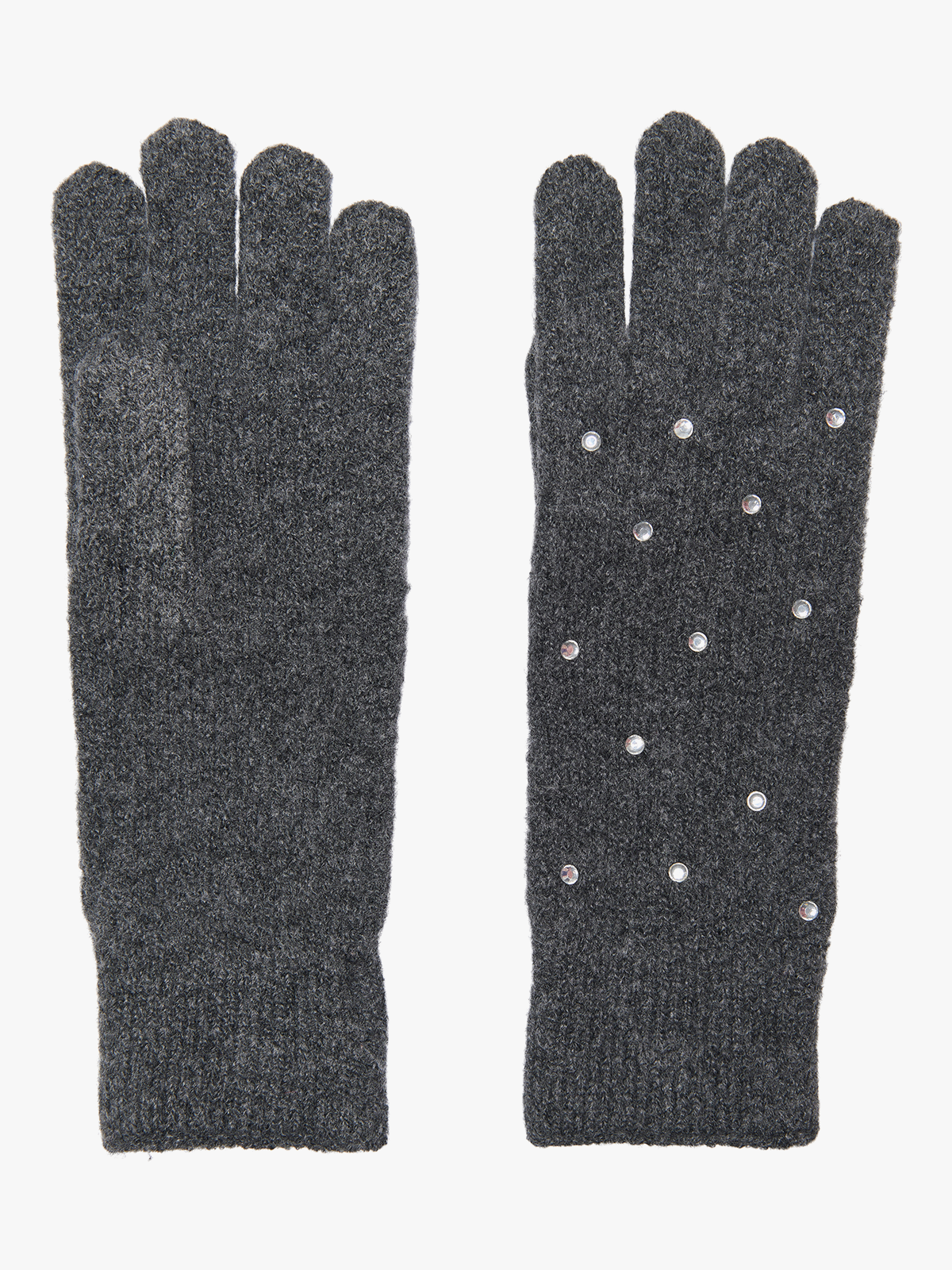 Kids Only Chyna Life Knit Soft Gloves Dark Grey Melange