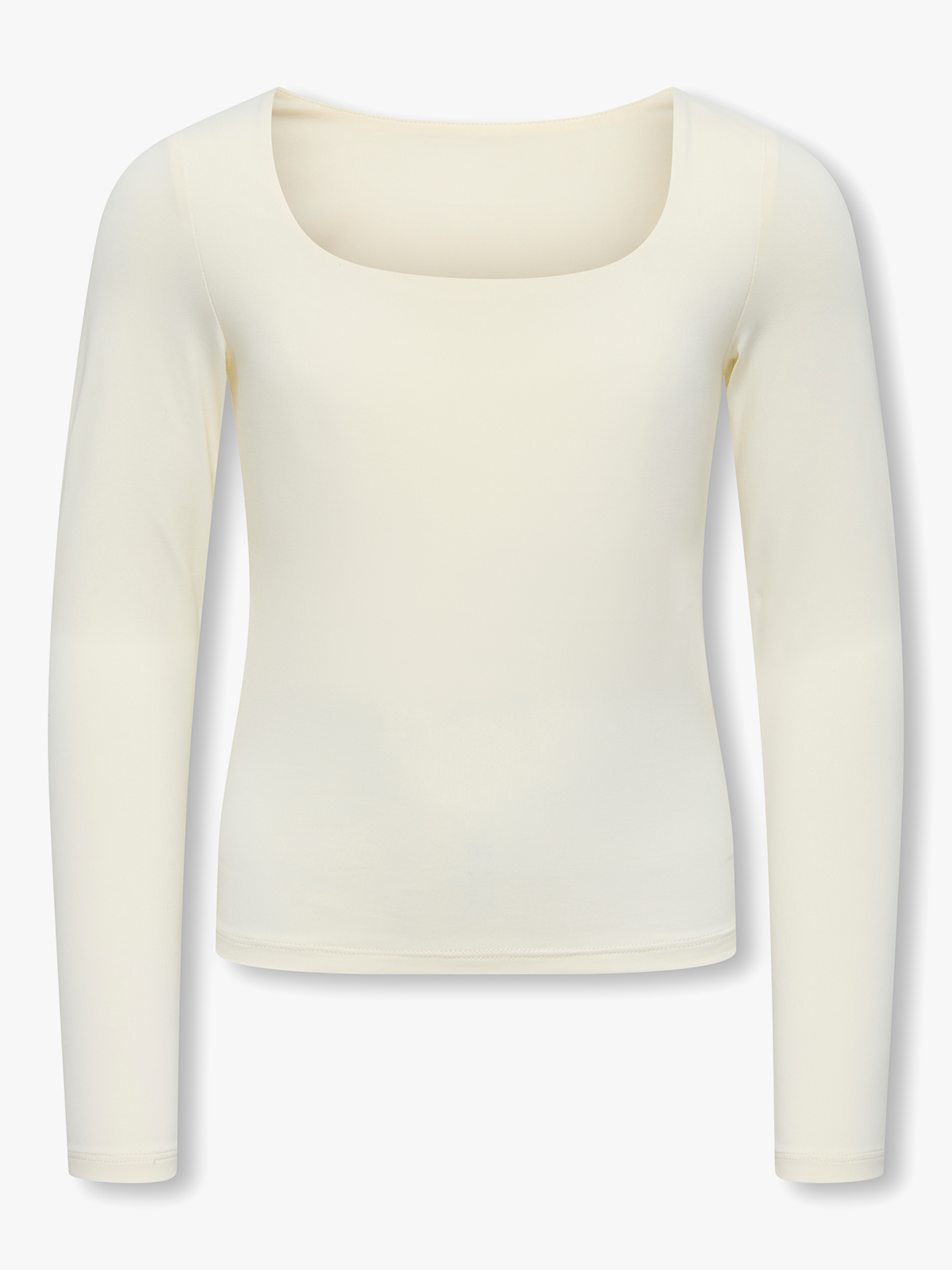 Kids Only Ea Long Sleeve 2-Ways Fit Top Cloud Dancer