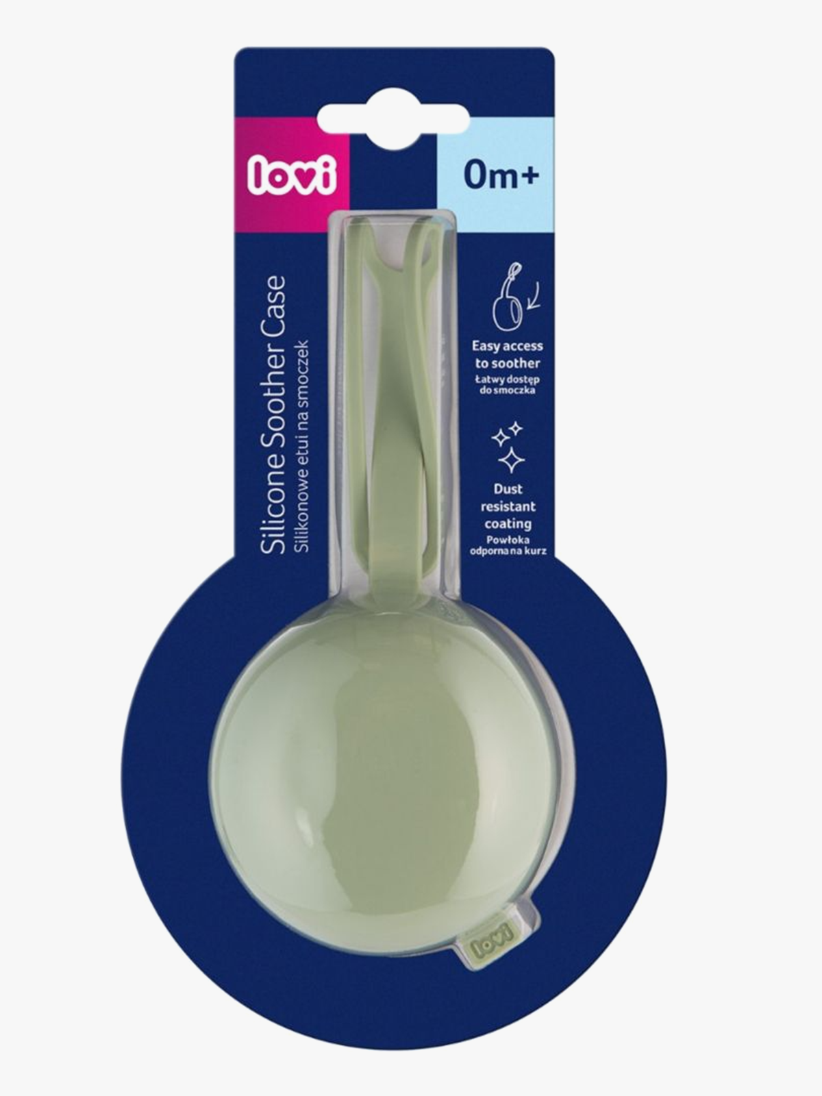 Lovi Silicone Soother Case Granola Blå