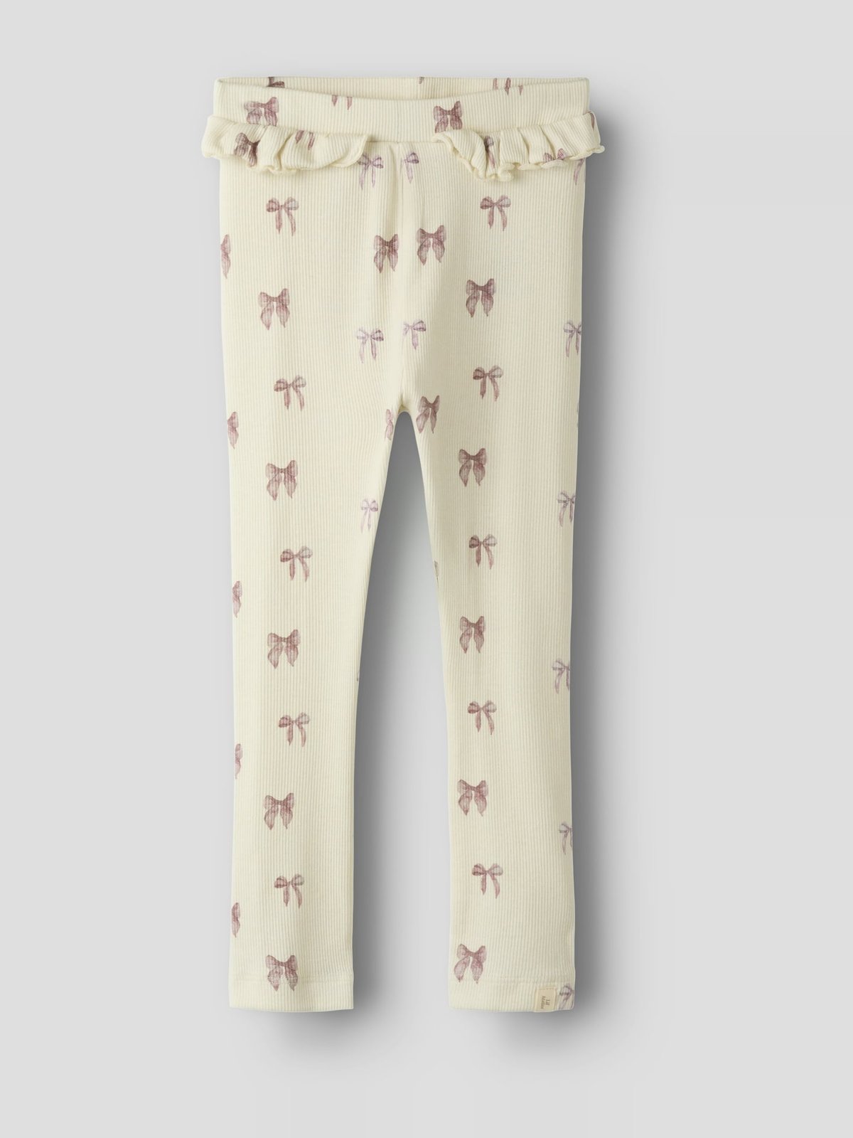 Lil- Atelier Gavo Efi Slim Legging Turtledove Bow