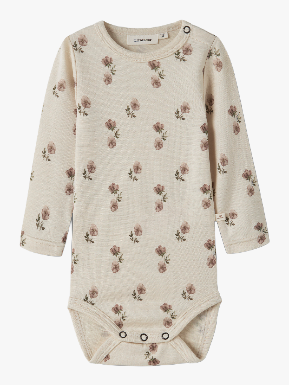 Lil- Atelier Nilo Nun Wo/Mo Long Sleeve Slim Body Turteldove