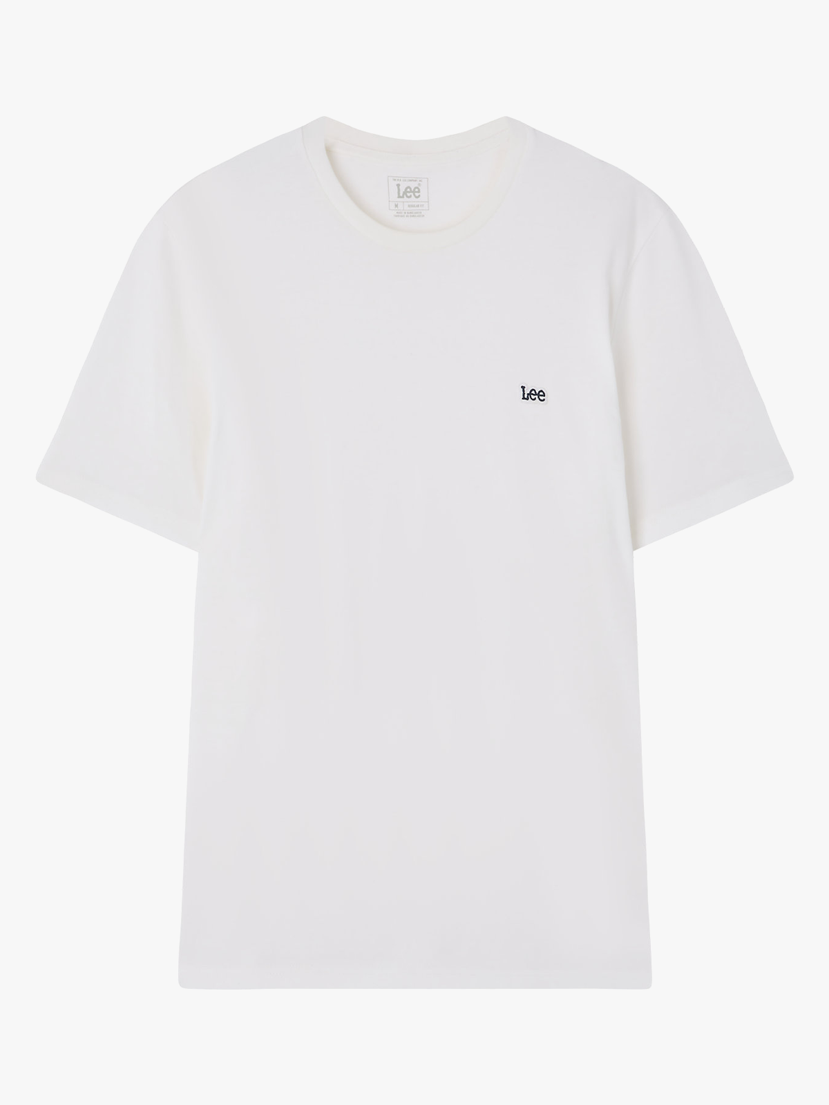 Lee Short Sleeve Patch Logo Tee White