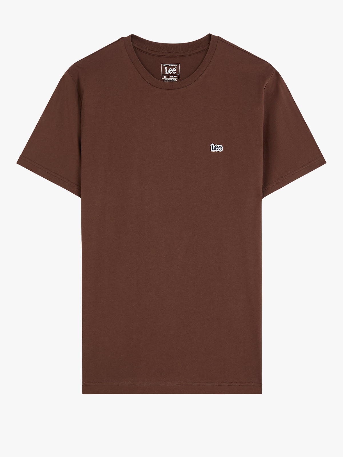 Lee Short Sleeve Patch Logo Tee Shaved Chocolate