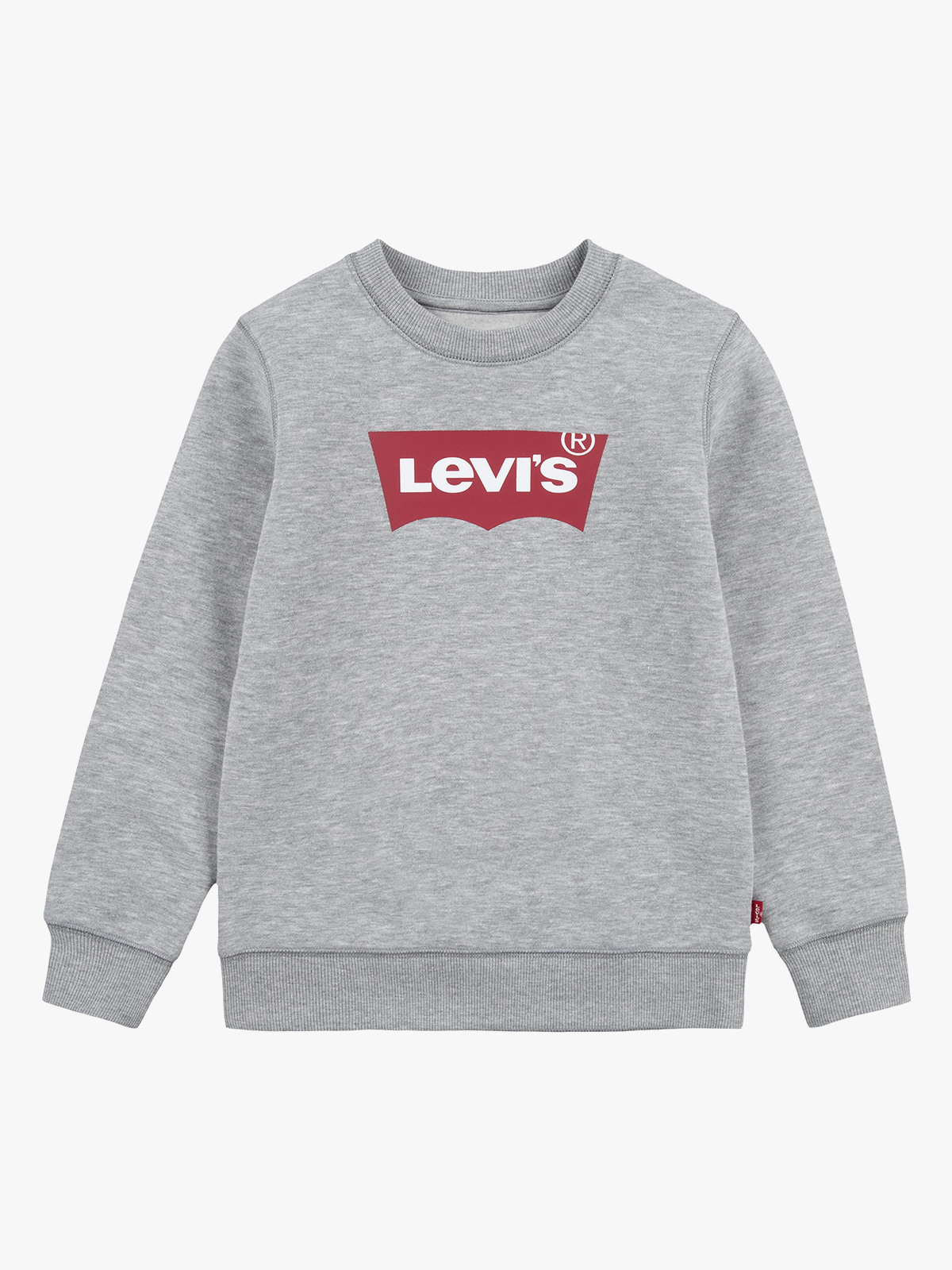 Levi-s Kids Batwing Crewneck Sweatshirt Grey Heather