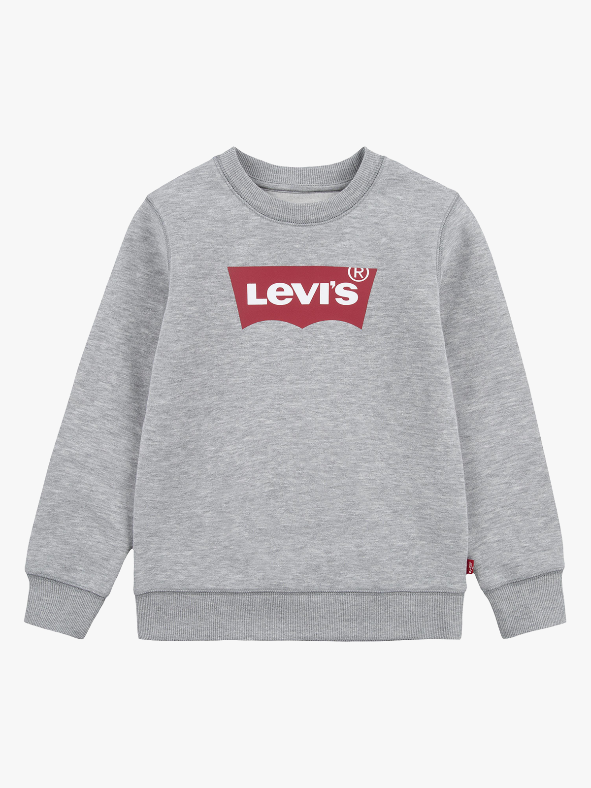 Levi-s Kids Batwing Crewneck Sweatshirt Grey Heather