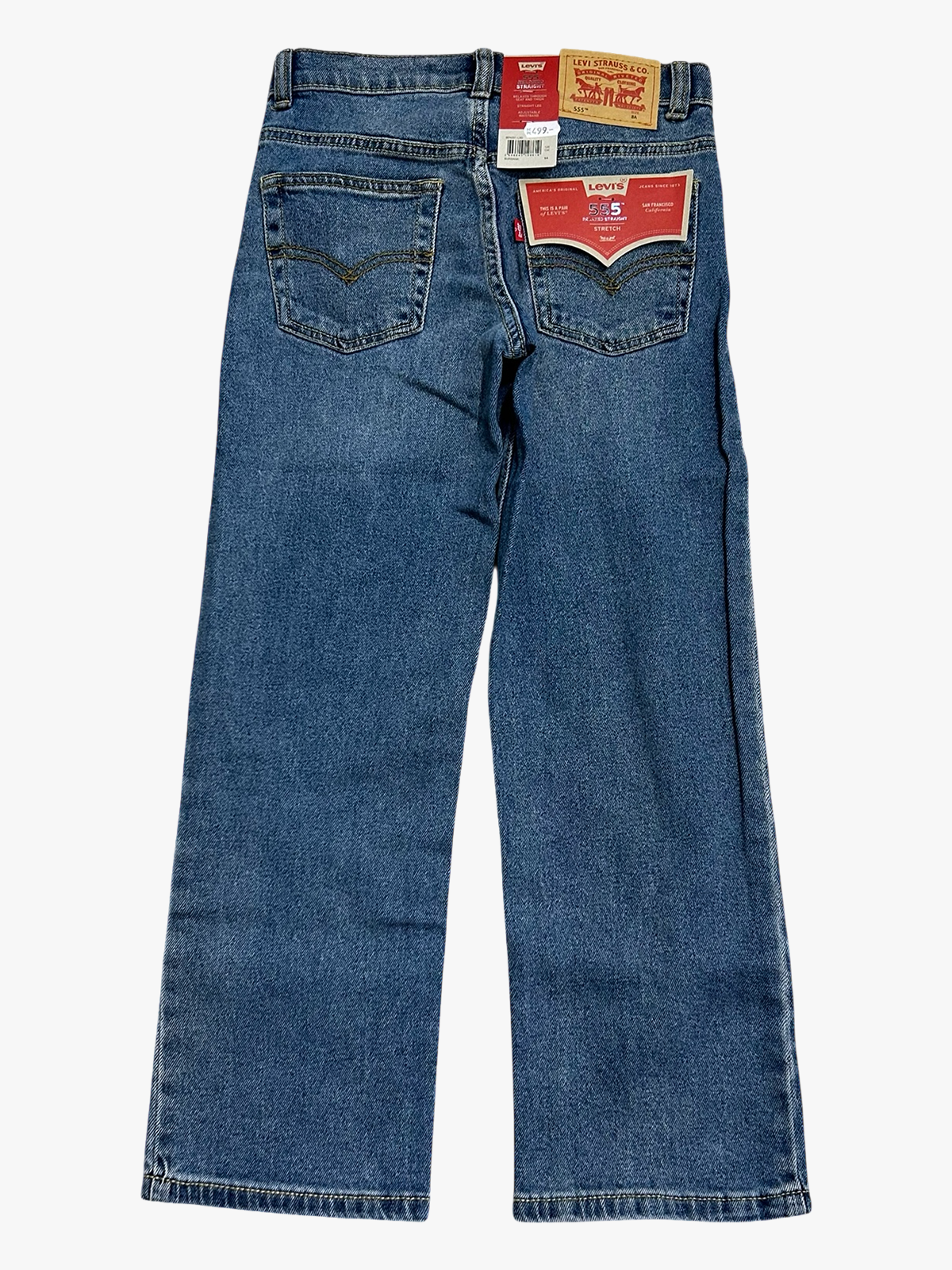 Levi-s Kids 555 Relaxed Straight Jeans Blue