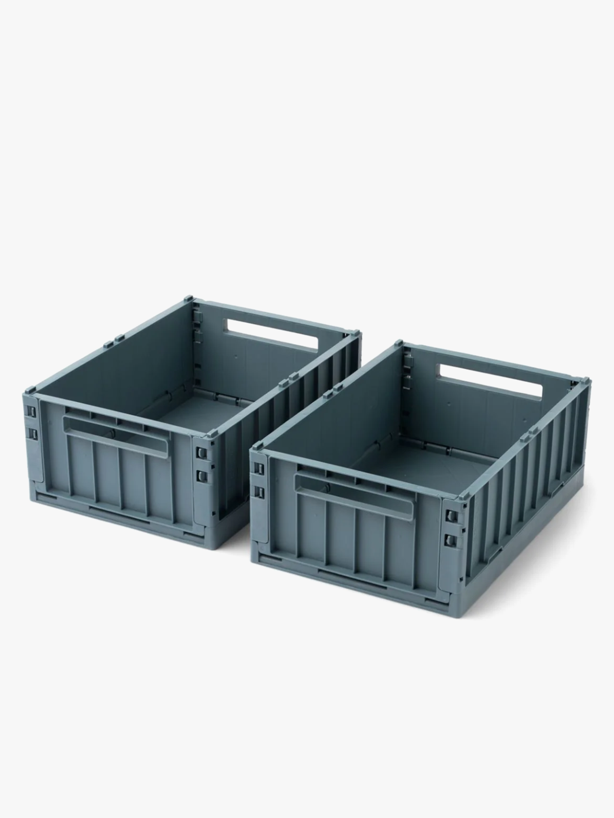 Liewood Weston Storage Box Medium 2-pack Whale Blue