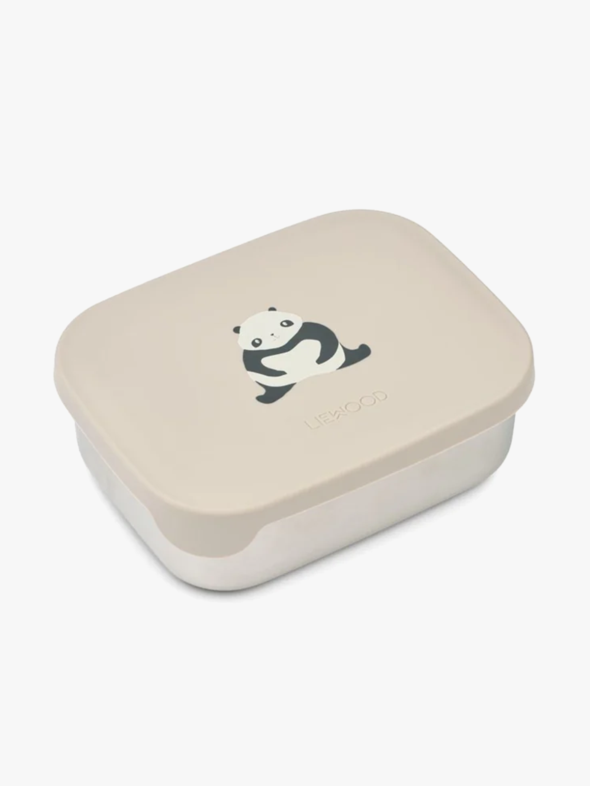 Liewood Arthur Printed Lunchbox Panda / Sandy / Dark grey