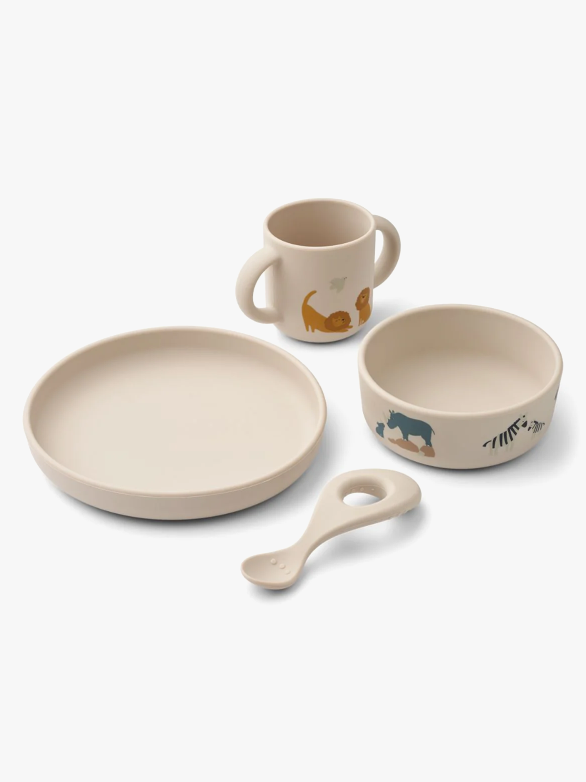 Liewood Vivi Printed Tableware Set All Together / Sandy