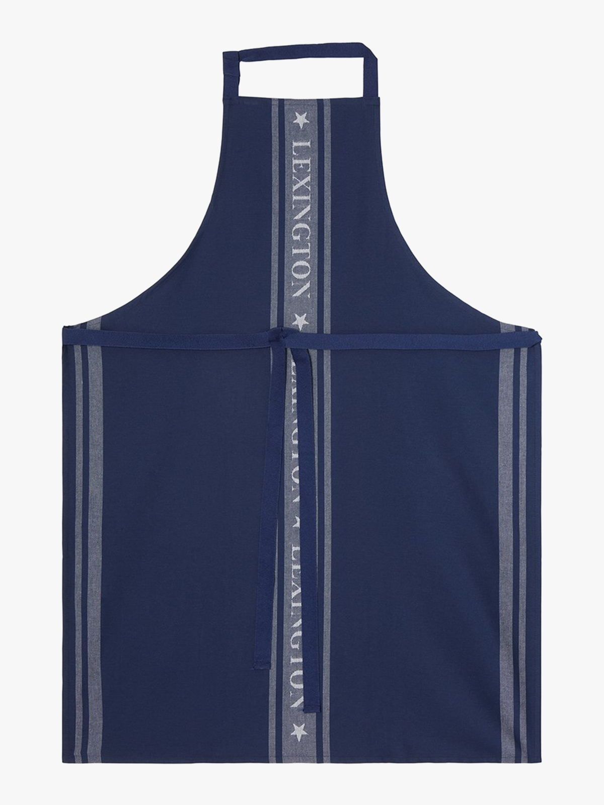 Lexington Icons Cotton Jacquard Star Apron Blå