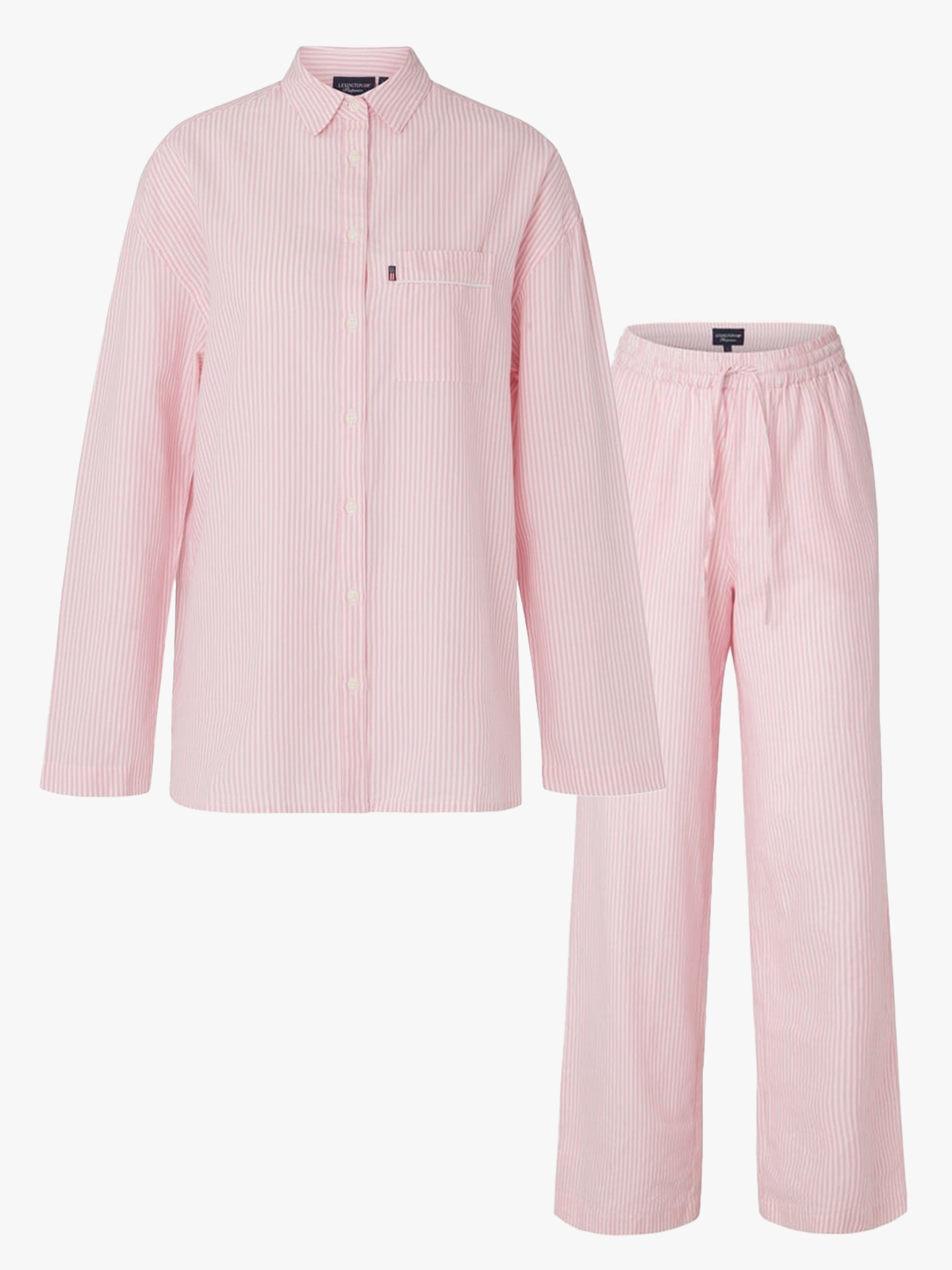 Lexington ICONS Jennifer Organic Cotton Light Oxford Pajama Pink