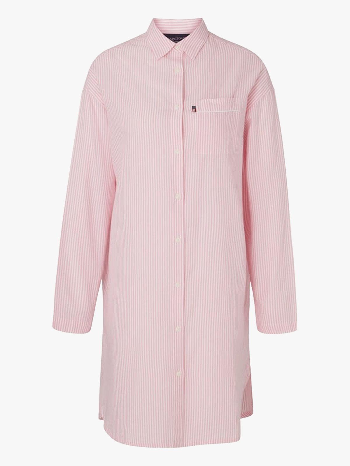 Lexington ICONS Luna Organic Cotton Light Oxford Nightshirt Rosa