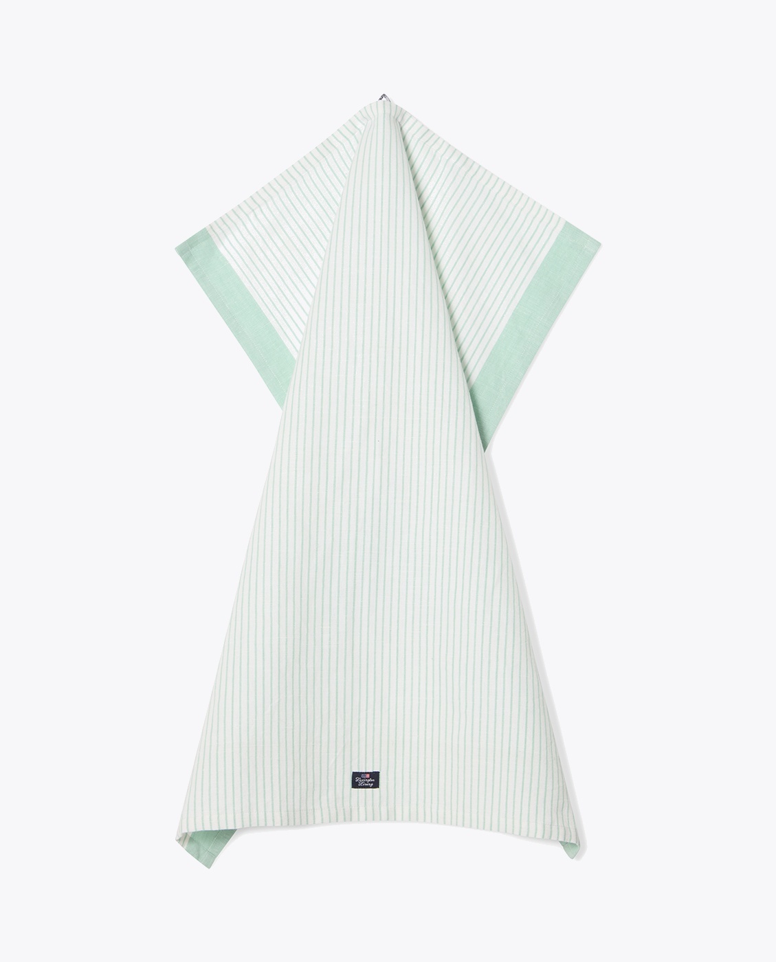 Lexington Striped Linen/Cotton Kitchen Towel 50x70 Grønn