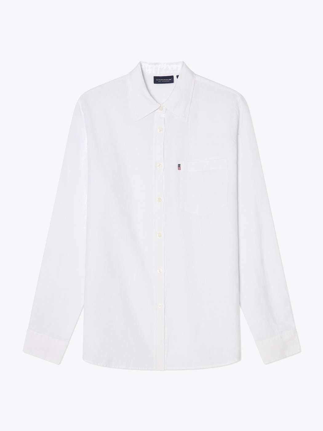 Lexington Classic Linen Shirt White