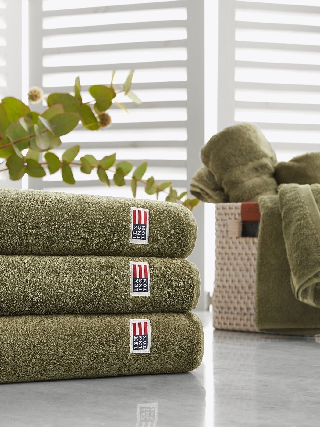 Lexington Original Towel 100x150 Dusty Olive