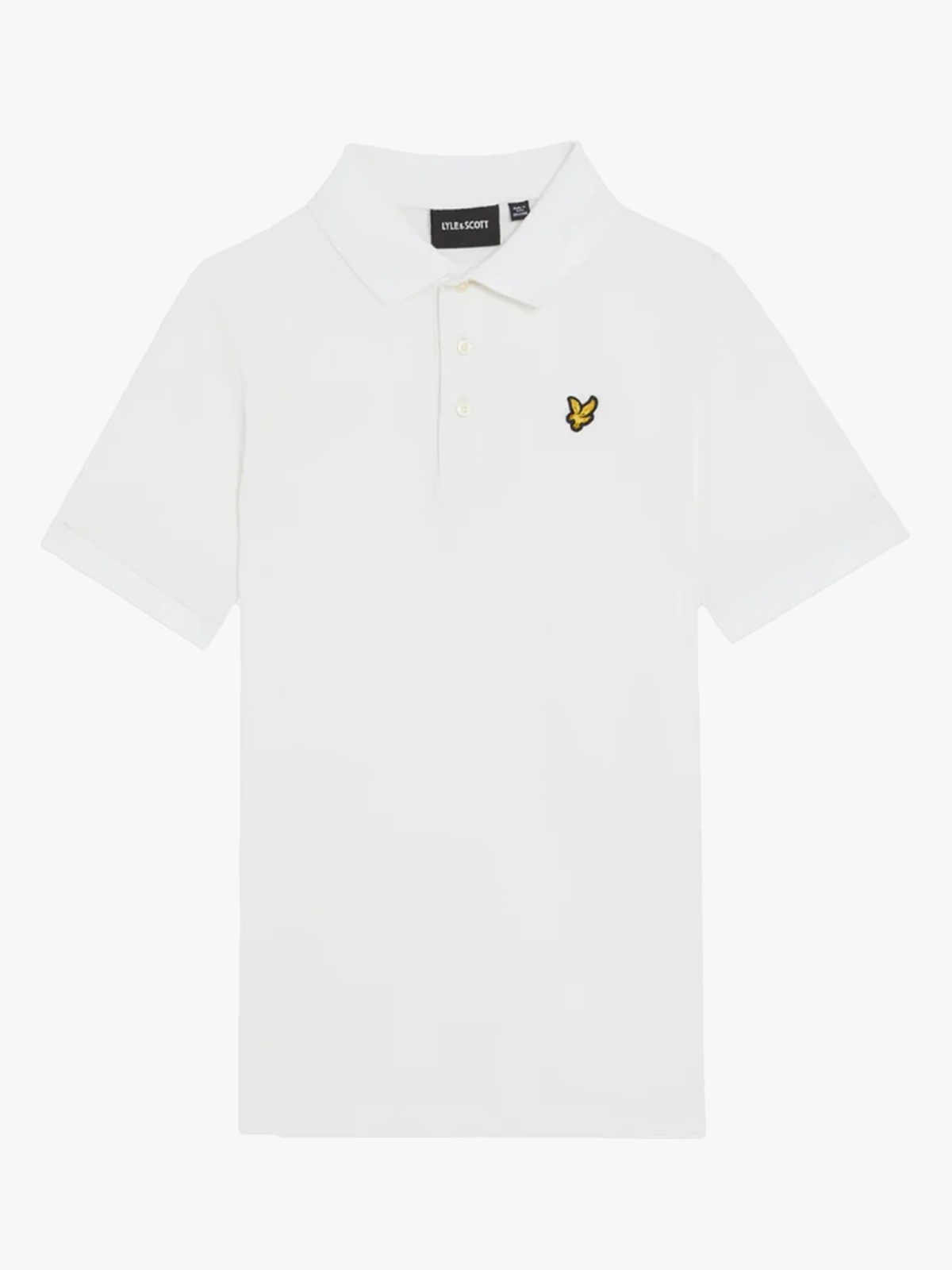Lyle & Scott Junior Plain Polo Shirt White