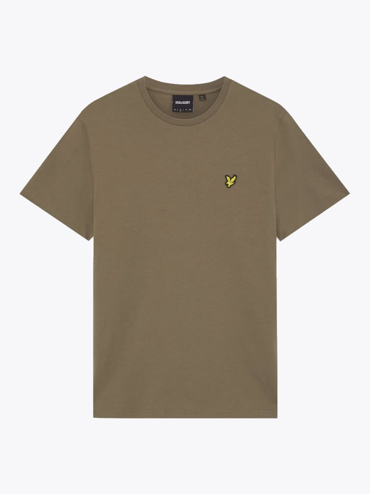 Lyle & Scott Plain T-Shirt Khaki Ash