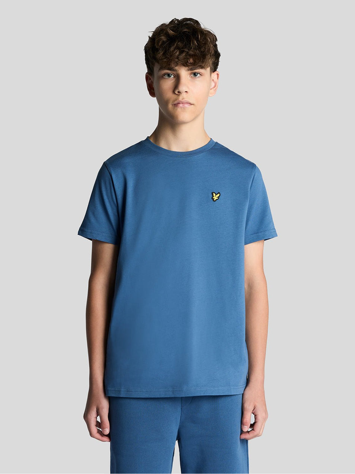 Lyle & Scott Junior Plain T-shirt Dark Cornflower