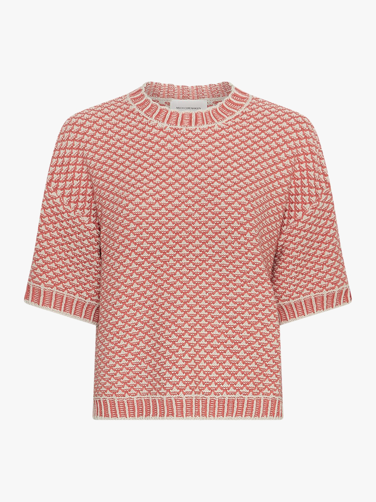 MSCH Copenhagen Catina Pilla 2/4 Pullover Oatmeal / F Rose