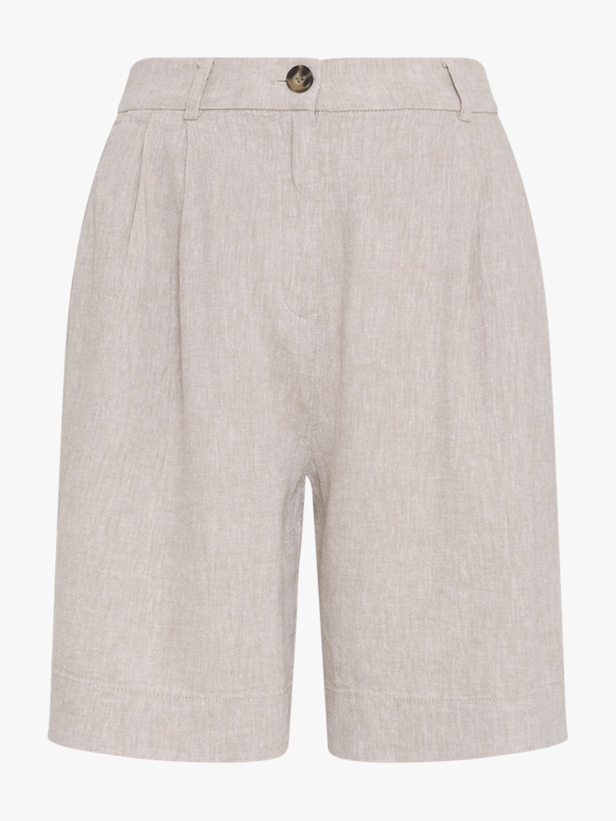 MSCH Copenhagen Viana Ginia High Waist Shorts Sand Melange