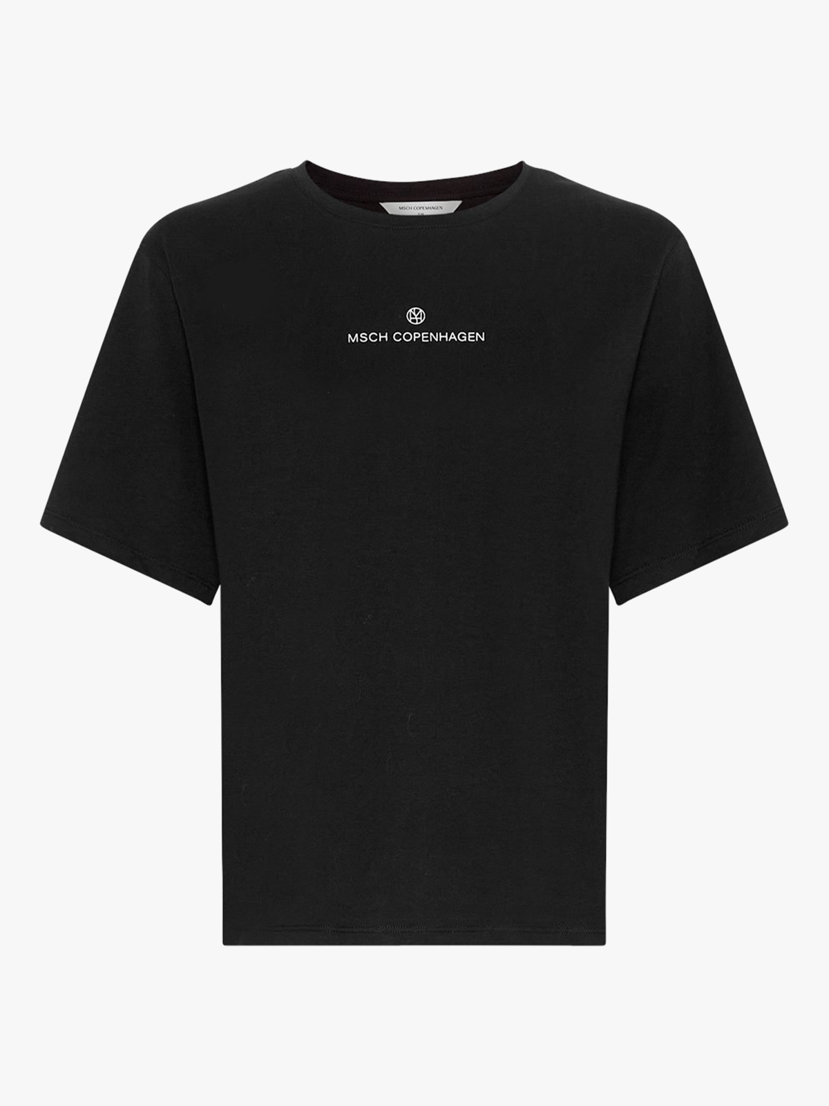 MSCH Copenhagen Theana Organic Icon Logo Tee Black / White