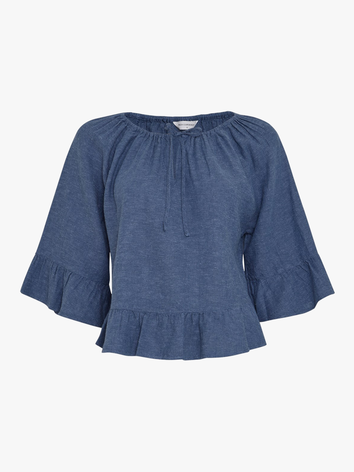 MSCH Copenhagen Viana Ginia 2/4 Top V Indigo Melange