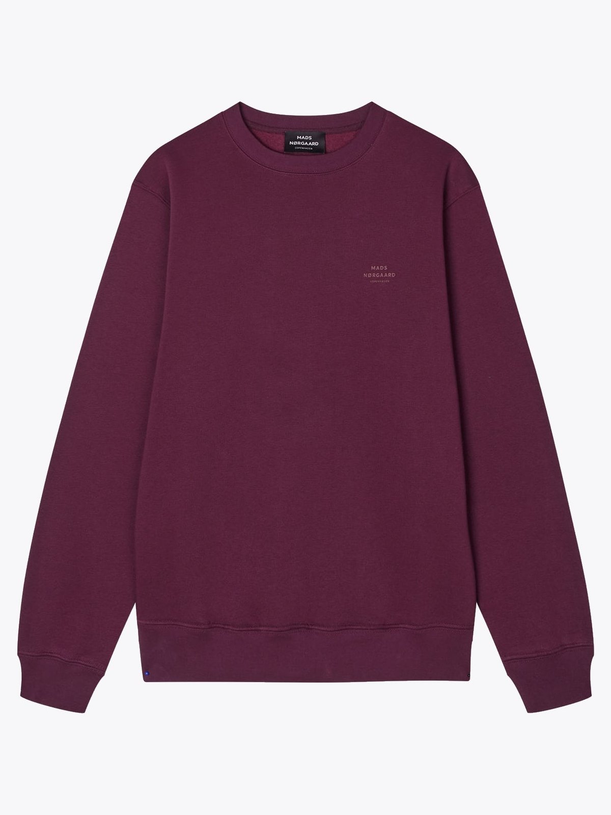 Mads Nørgaard Standard Crew Logo Sweat Burgunder