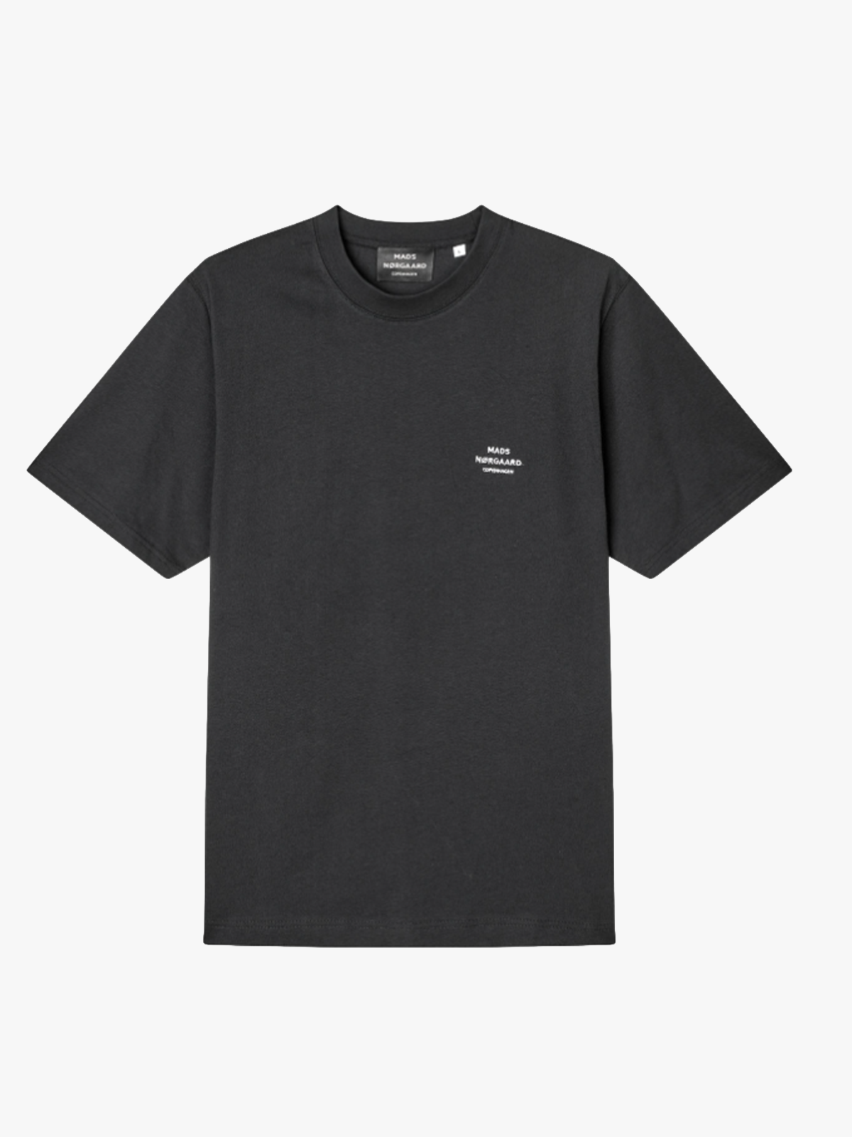 Mads Nørgaard Cotton Jersey Frode Logo Tee FAV Black