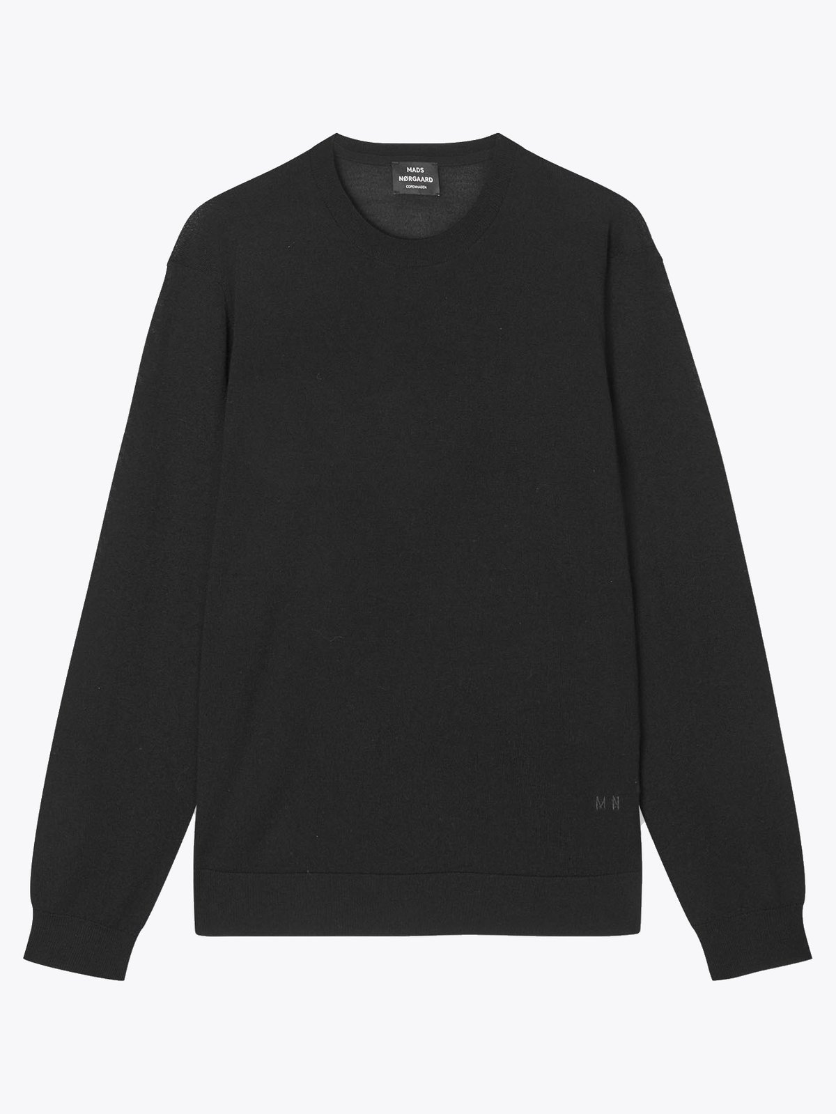 Mads Nørgaard Merino Wool Karsten Knit Black
