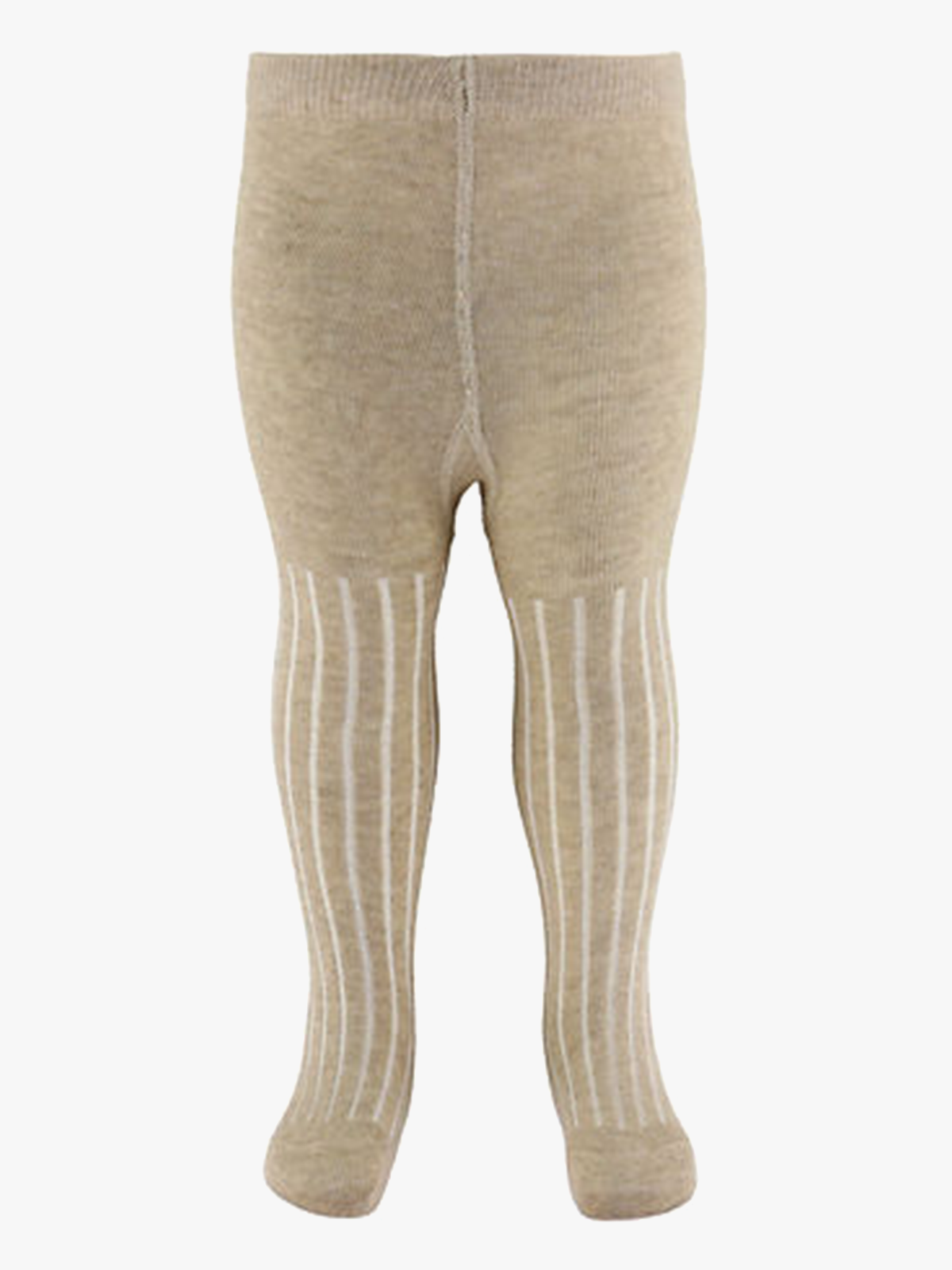 Minymo Baby Stocking W.Effect On Back Sølv Mink