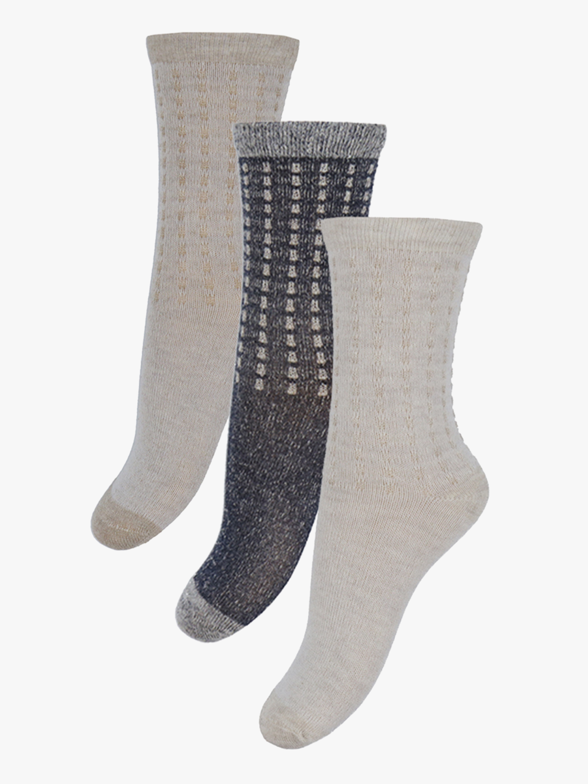 Minymo Wool Socks (3 Pack) Blå