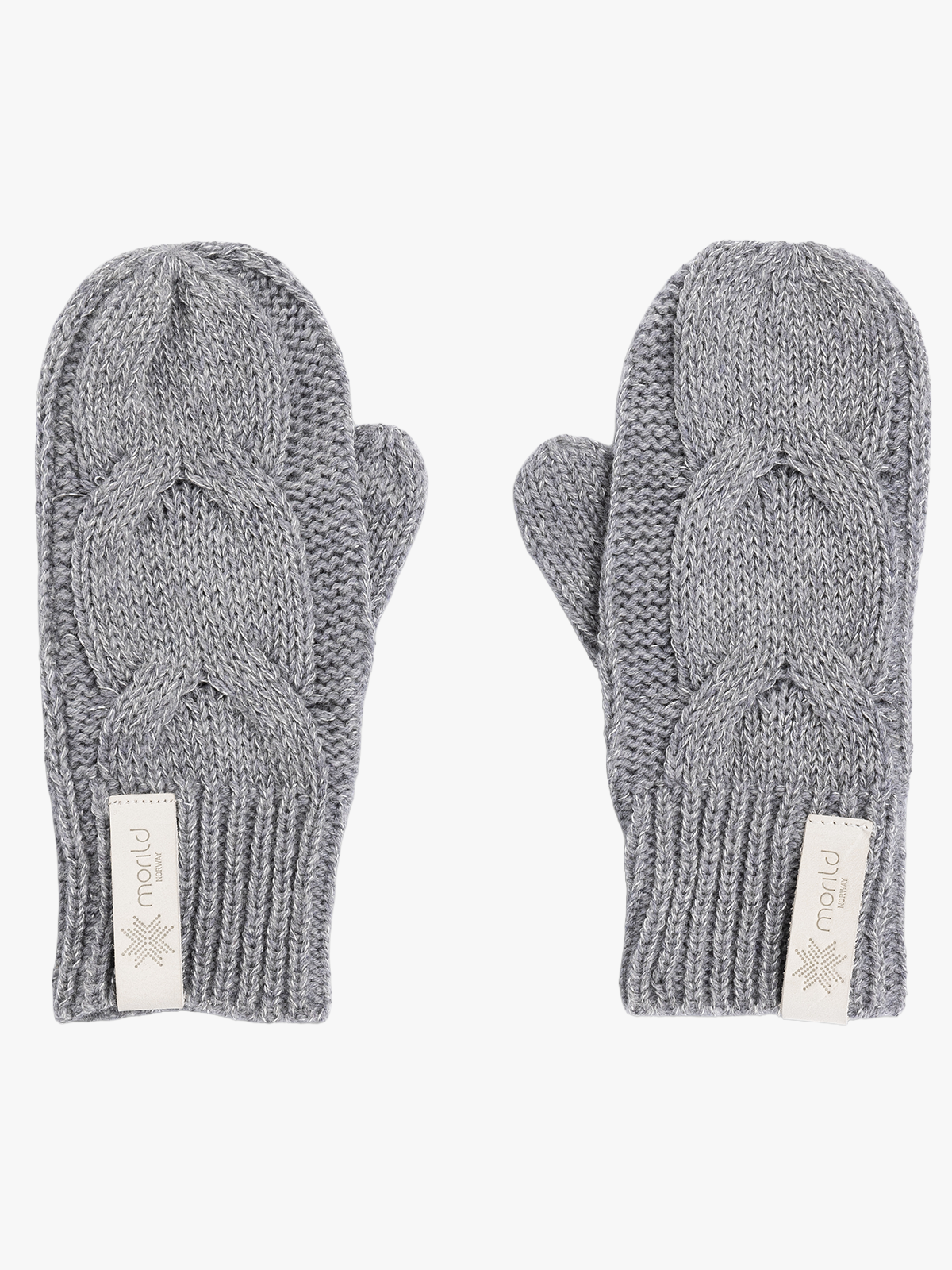 Morild Flette Votter Lys grå