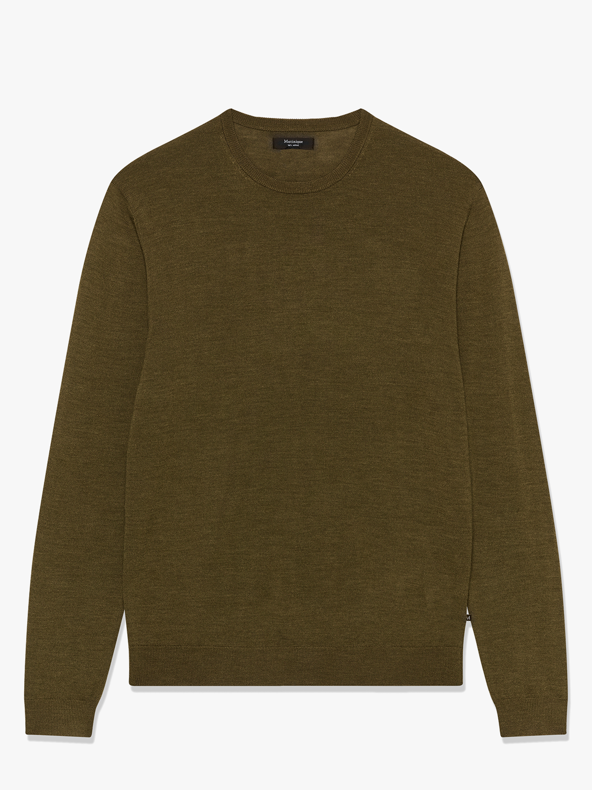Matinique Grate Wool Pullover Sepia Melange