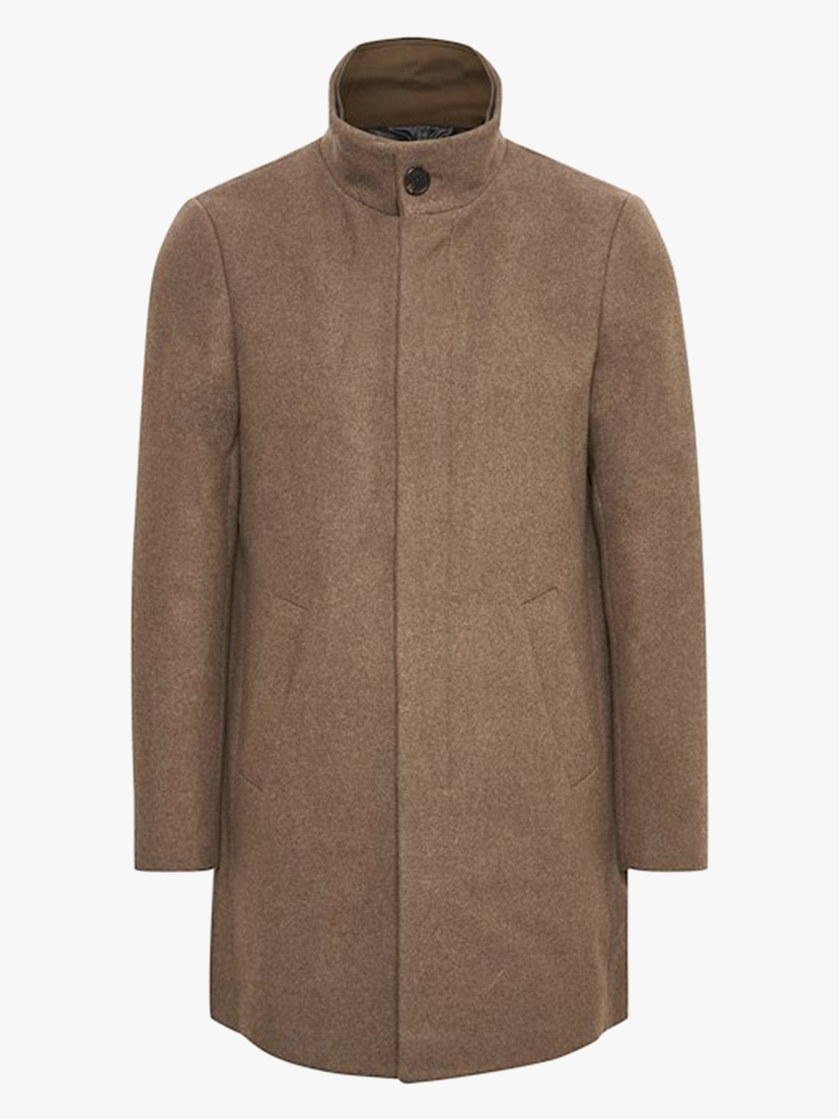 Matinique Harvey Wool Coat Walnut