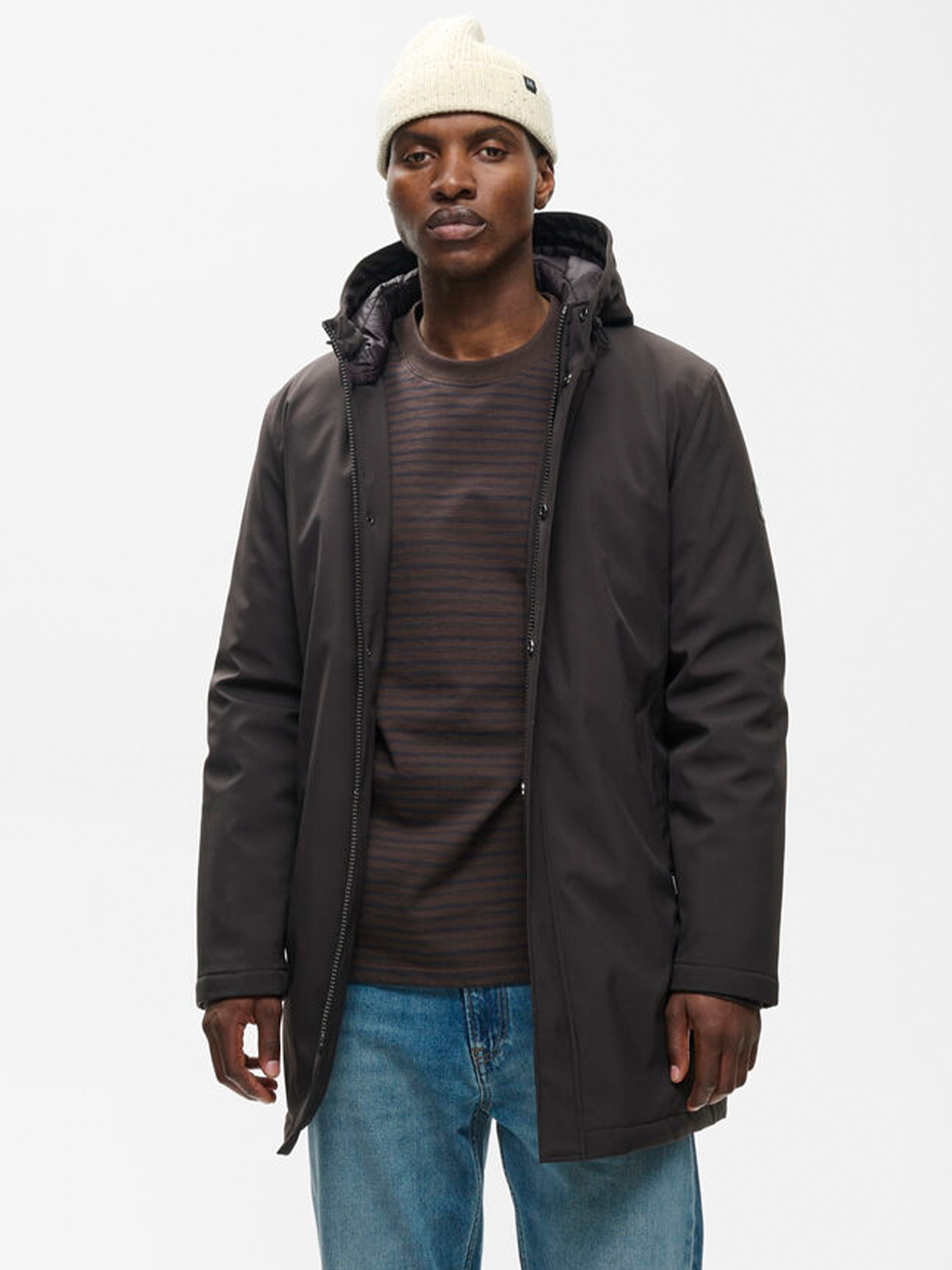 Matinique Deston Coat Espresso Brown